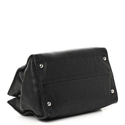 Prada Vitello Daino Shopping Tote Black 3 of 10