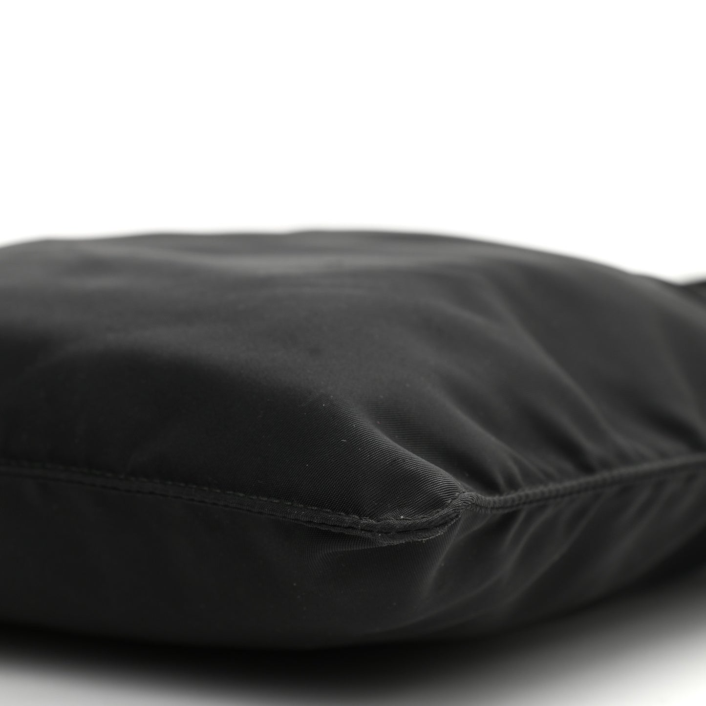 Nylon Vela Flat Messenger Bag Black