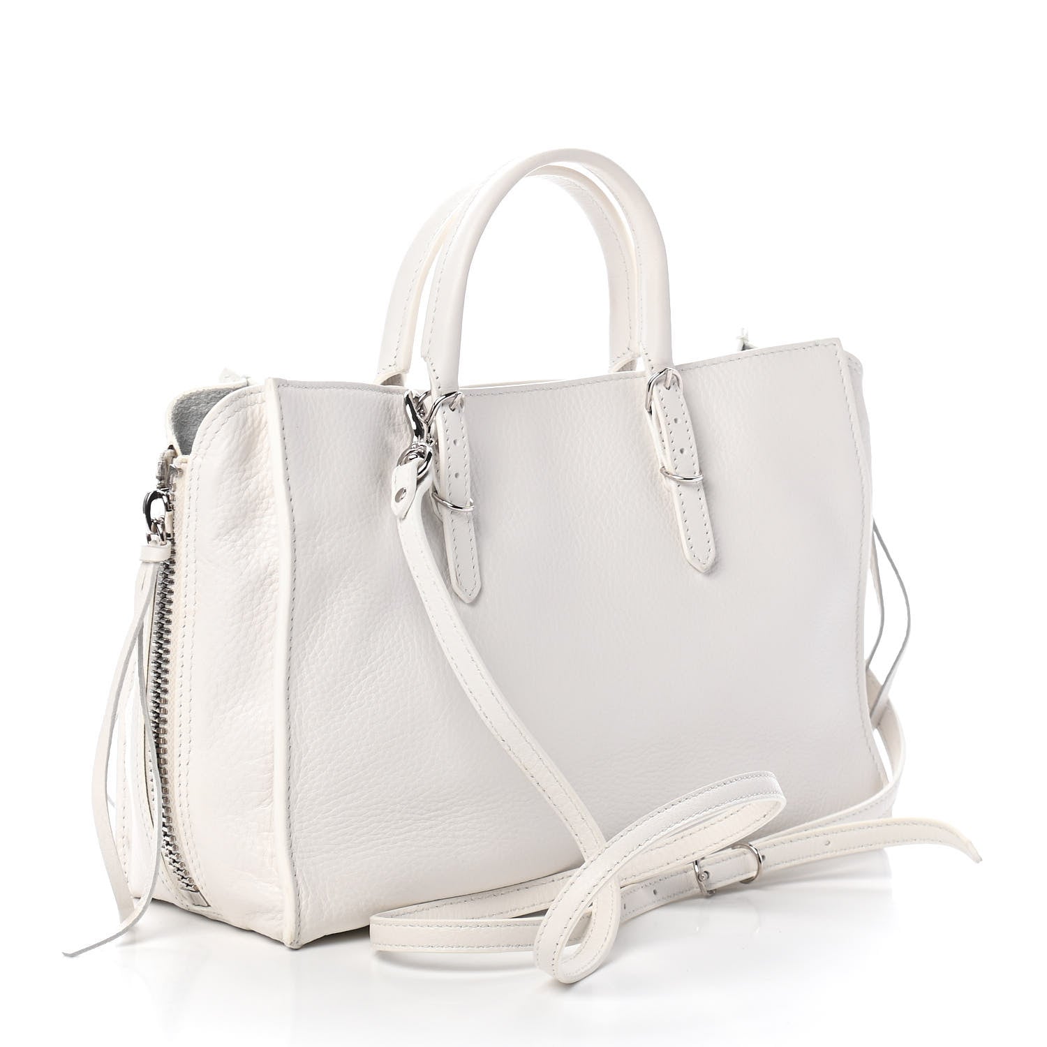 Balenciaga Veau Papier A6 Zip Around Tote White 2 of 8