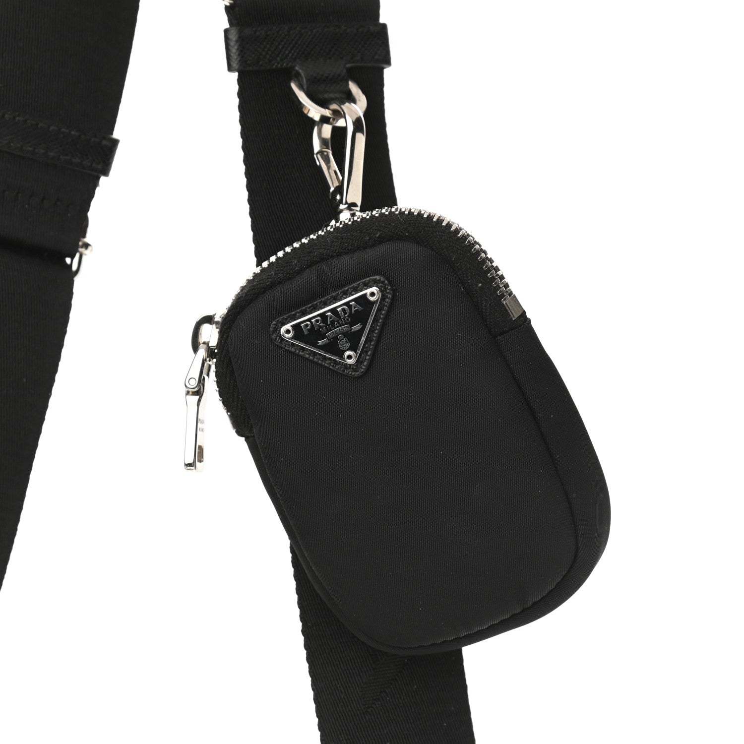 Prada Nylon Re-Edition 2005 Shoulder Bag Black 12 of 14
