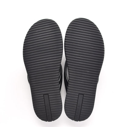 Prada Vernice Soft Thong Sandals 36 Black 7 of 15