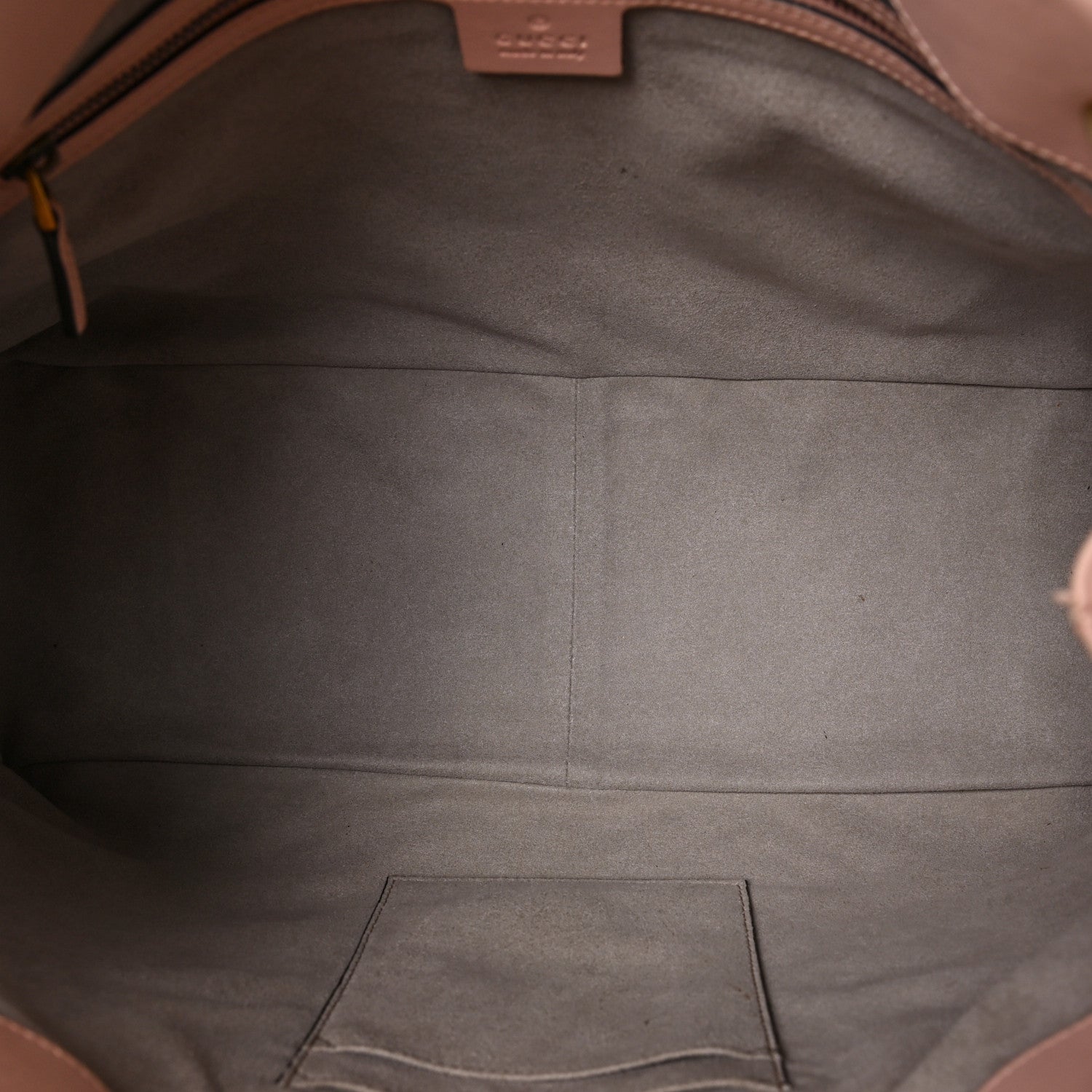 Gucci Calfskin Matelasse Medium GG Marmont Shoulder Tote Bag Perfect Pink 5 of 9
