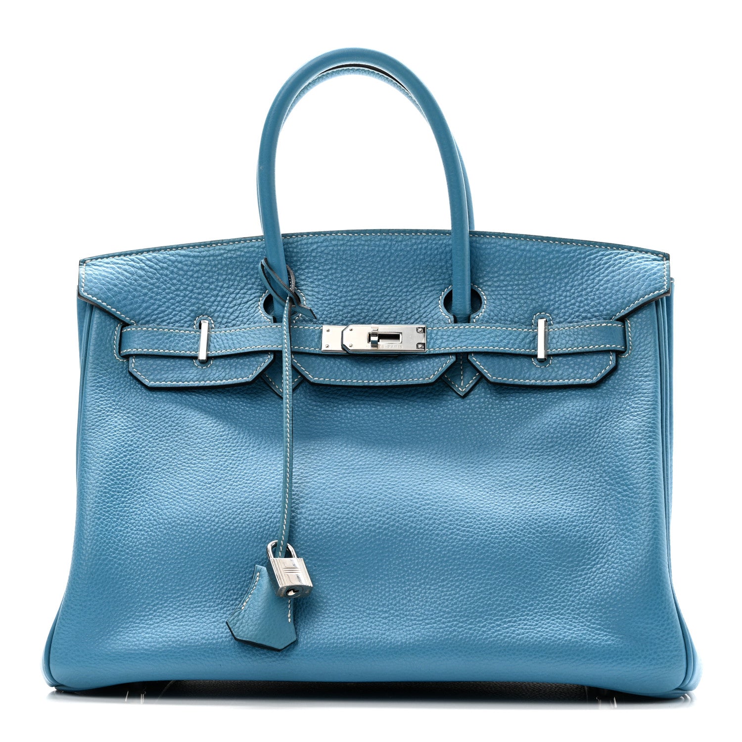 Hermes Togo Birkin 35 Blue Jean 1 of 10