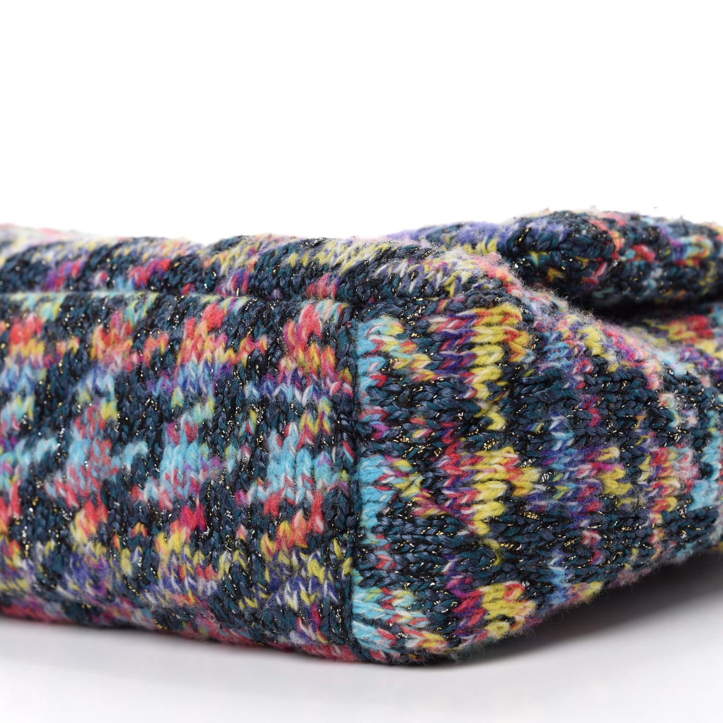 Tweed Quilted Medium Chanel 19 Flap Dark Multicolor