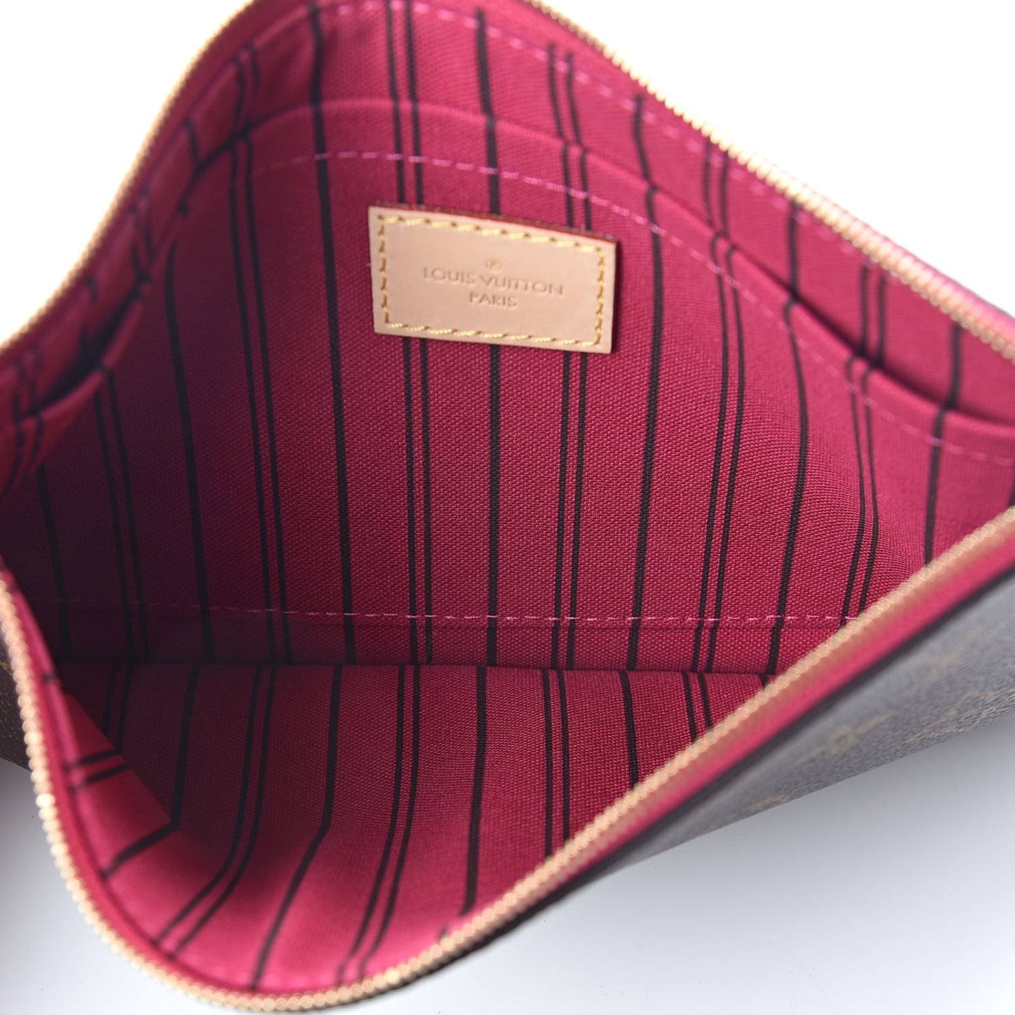 Monogram Neverfull MM GM Pochette Pivoine