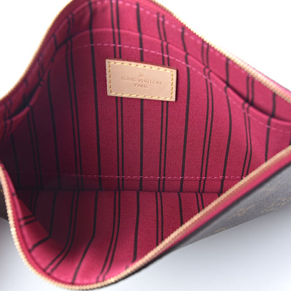 Louis Vuitton Monogram Neverfull MM GM Pochette Pivoine 5 of 6