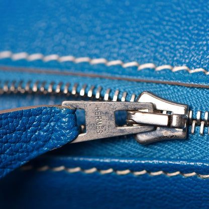 Hermes Epsom Candy Birkin 35 Celeste Mykonos 14 of 38