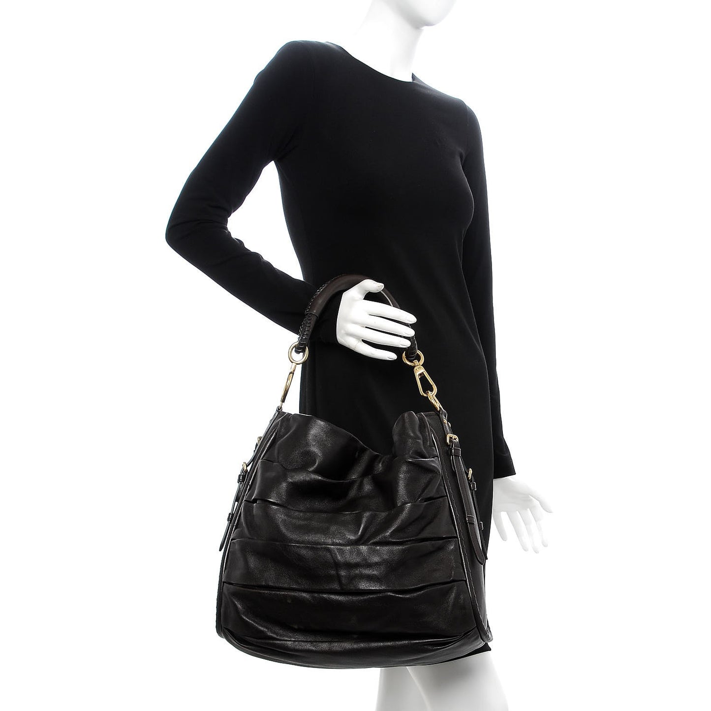Lambskin Medium Libertine Hobo Brown