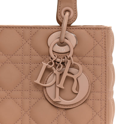 Christian Dior Ultra Matte Calfskin Cannage Medium Lady Dior Beige 8 of 8