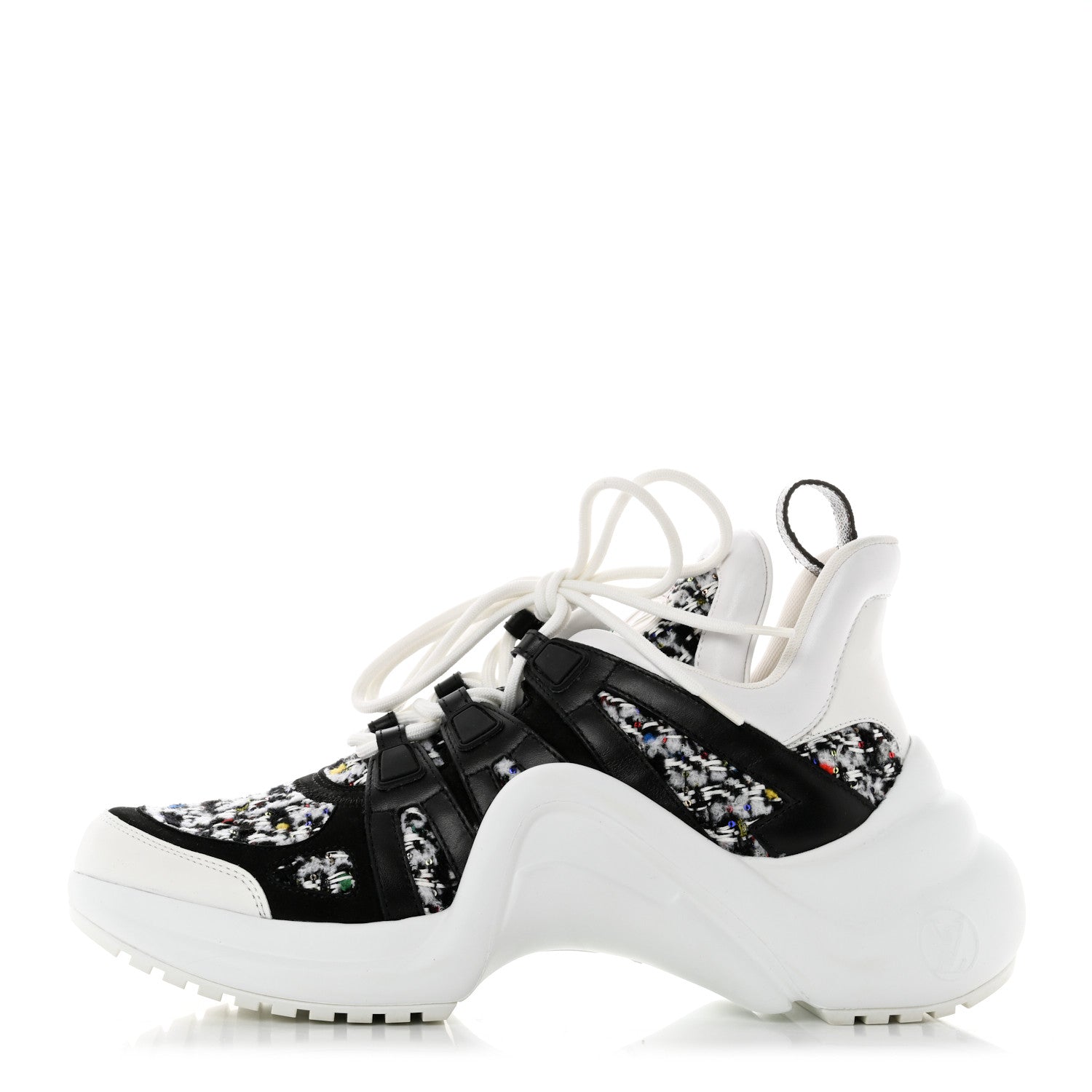Louis Vuitton Tweed Calfskin Technical Nylon LV Archlight Sneakers 41 1 of 8