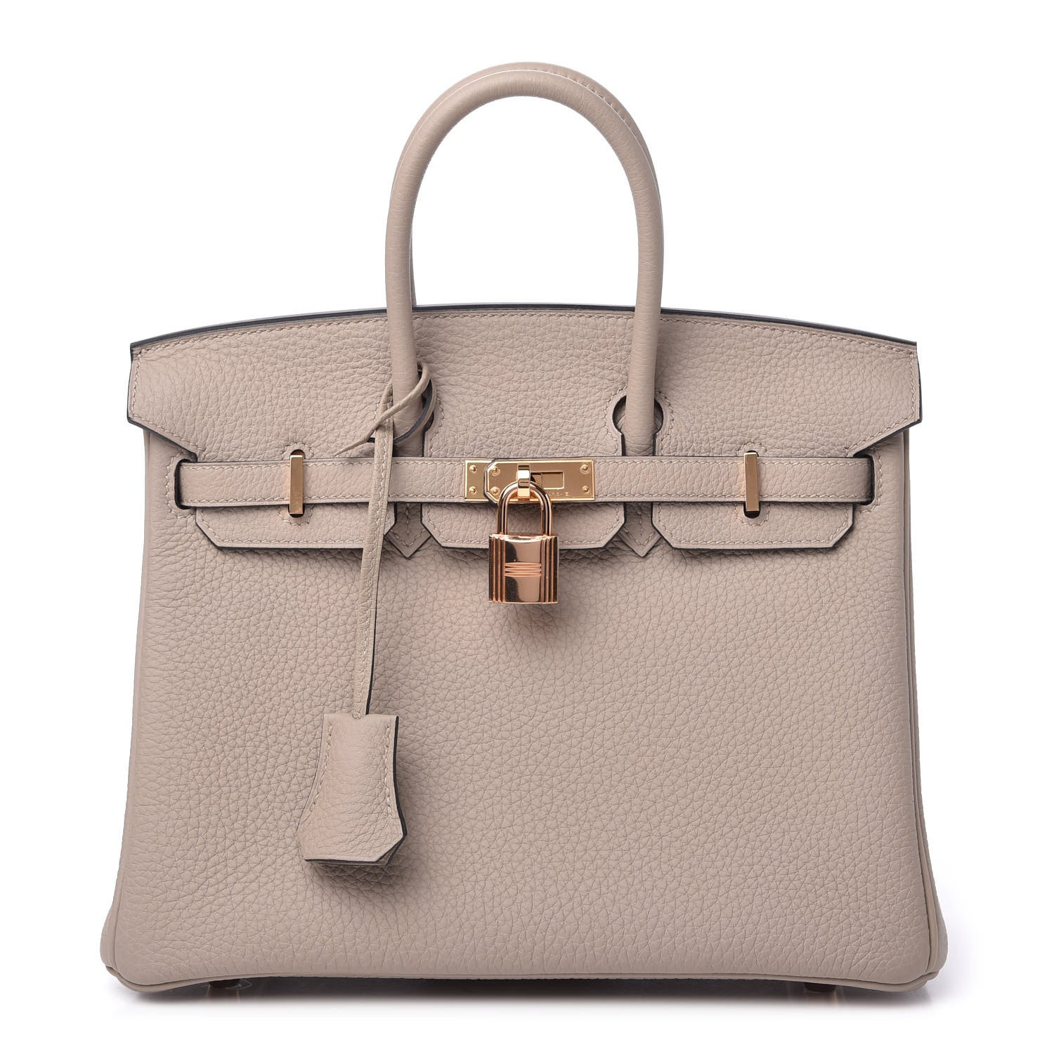 Hermes Togo Birkin 25 Gris Tourterelle 1 of 11