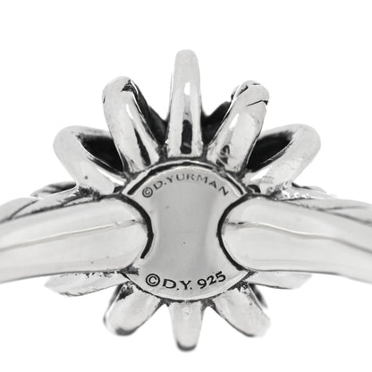 David Yurman Sterling Silver Diamond Petite Starburst Ring 50 5.25 4 of 4