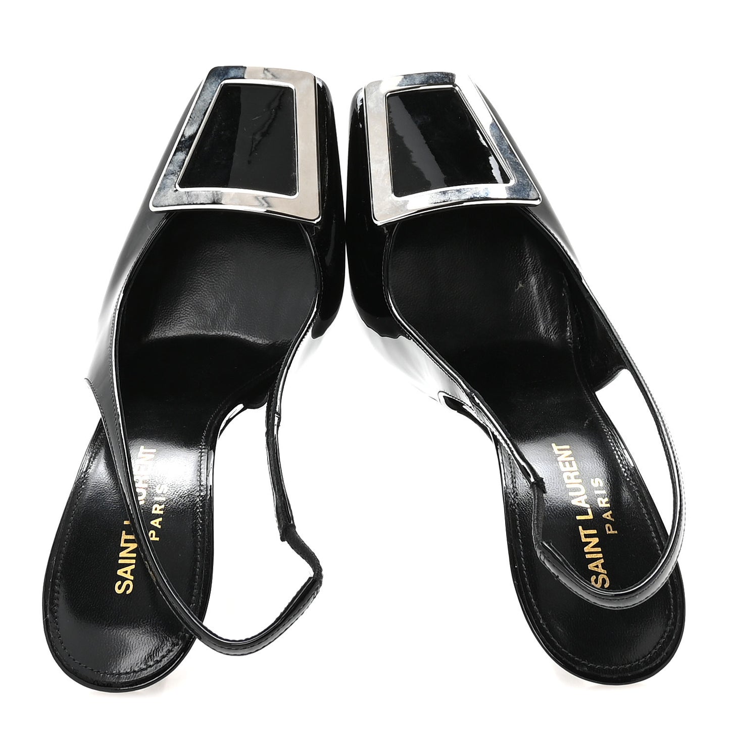 Patent Maxine 115mm Slingback Pumps 37.5 Black