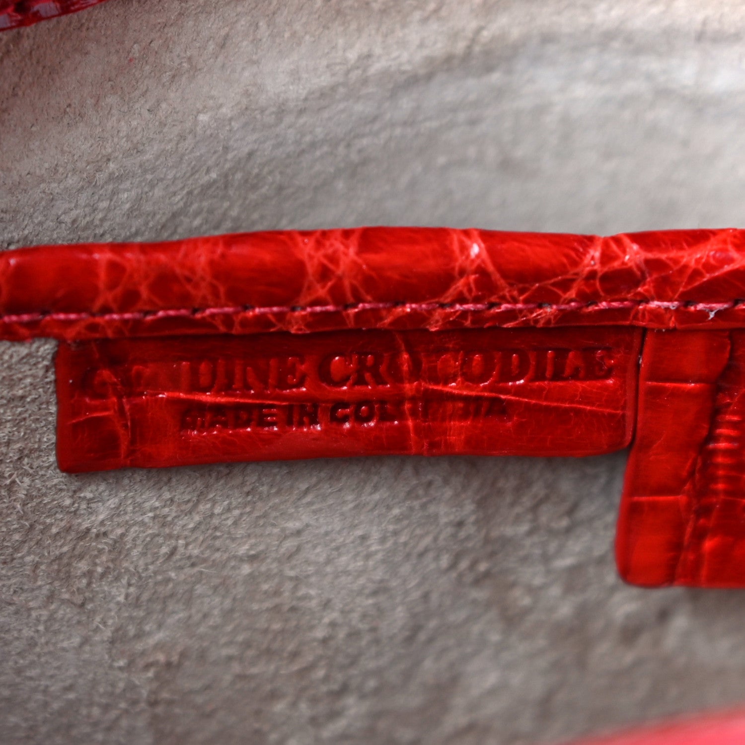 Nancy Gonzalez Crocodile Clutch Red 7 of 10