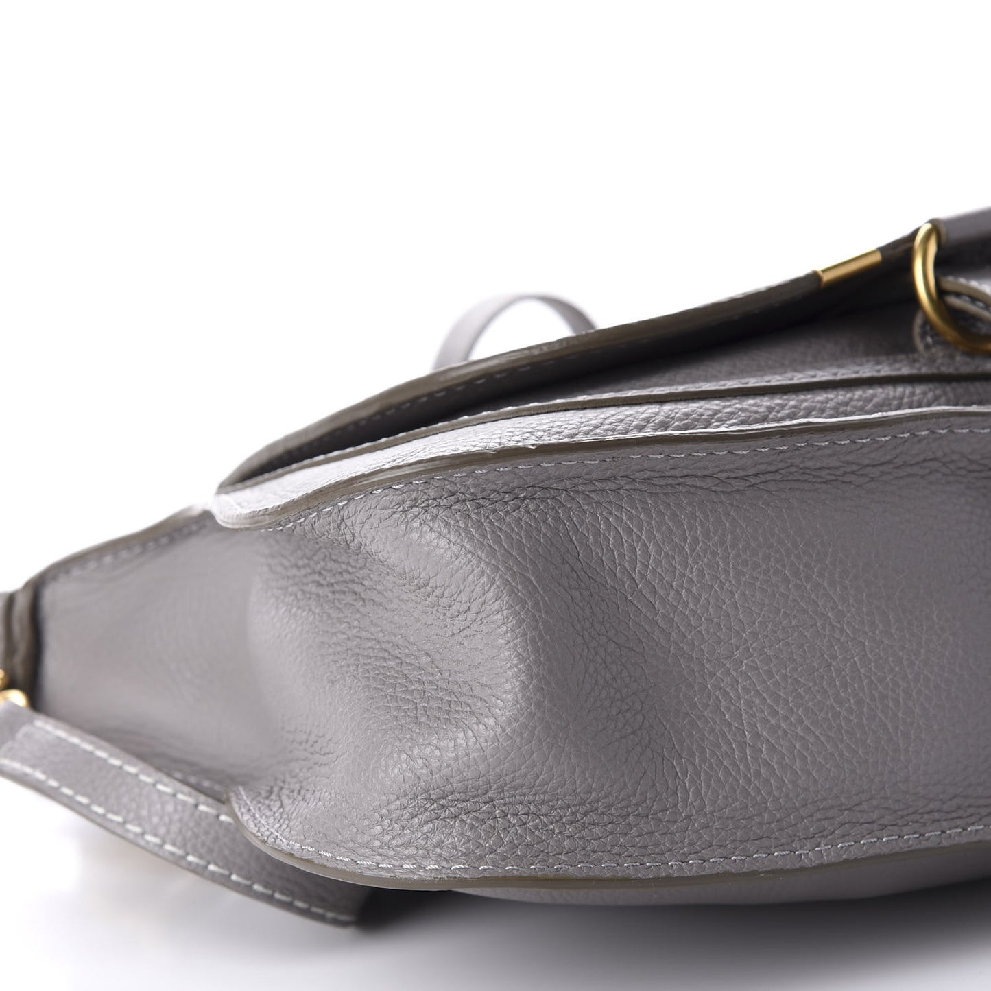 Calfskin Small Marcie Satchel Cashmere Grey