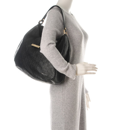 Gucci Guccissima Large New Ladies Web Hobo Black 2 of 7
