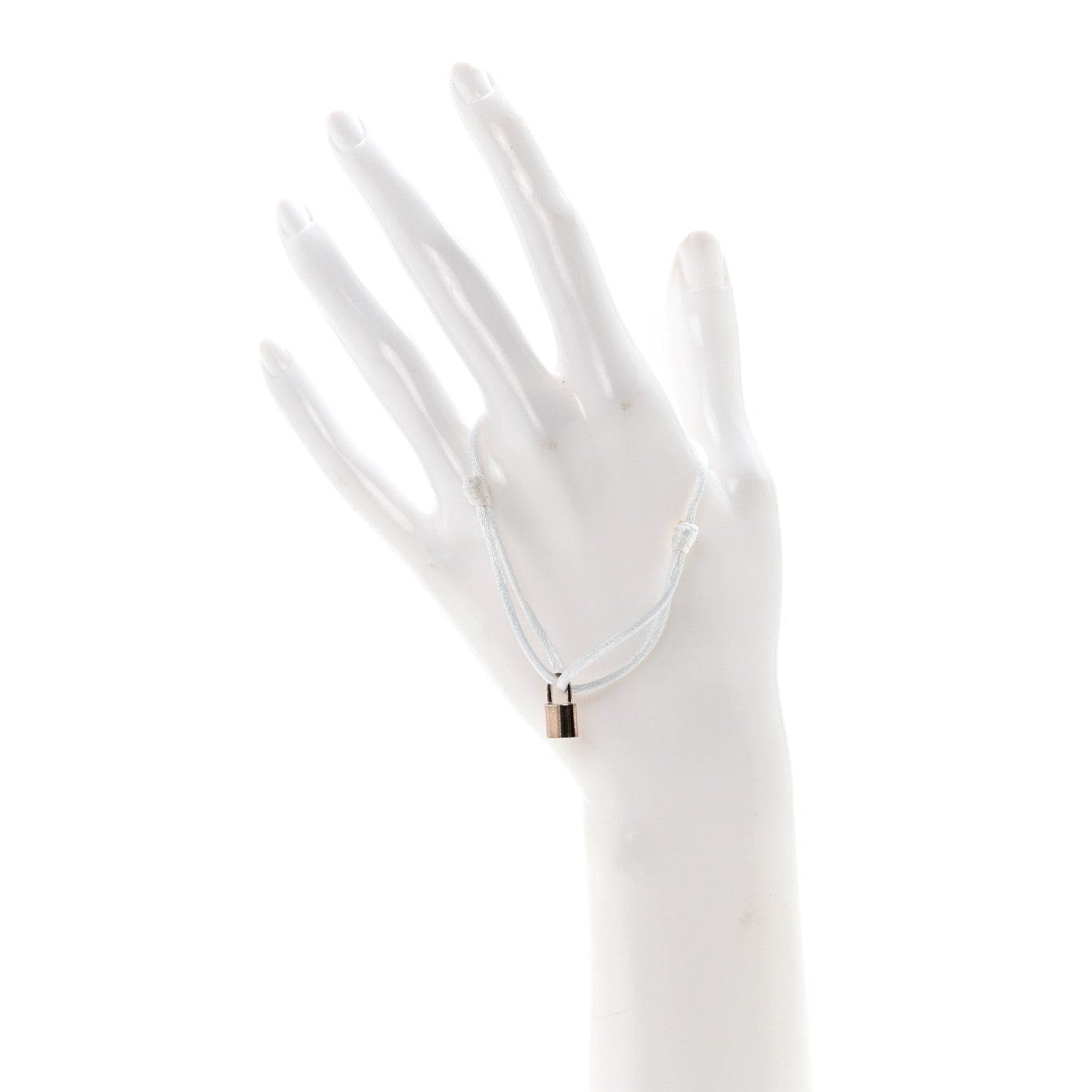 Louis Vuitton X UNICEF Sterling Silver Lockit Bracelet White 2 of 5