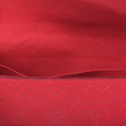 Louis Vuitton Empreinte Pochette Felicie Chain Wallet Scarlet 9 of 19