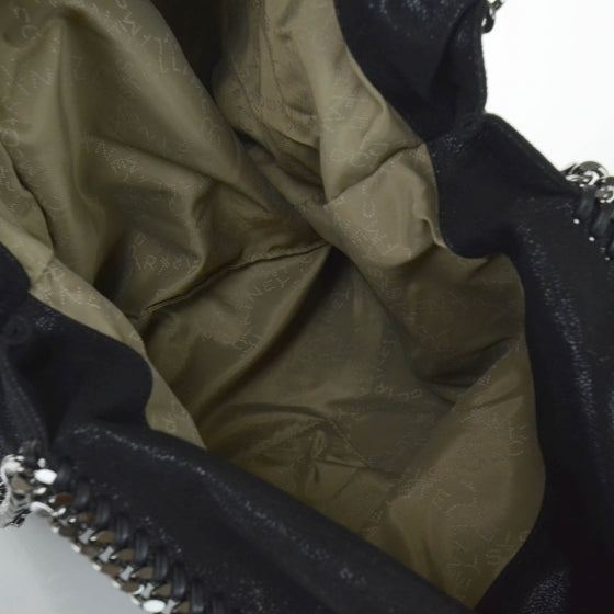 Leather Falabella Tote Black