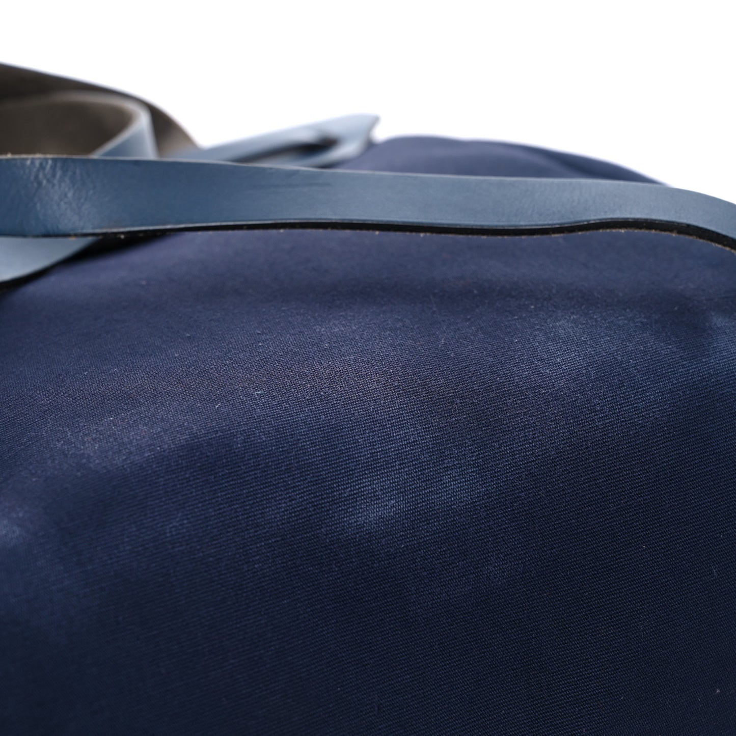 Toile Vache Calfskin Herbag 30 PM Backpack Navy Bleu