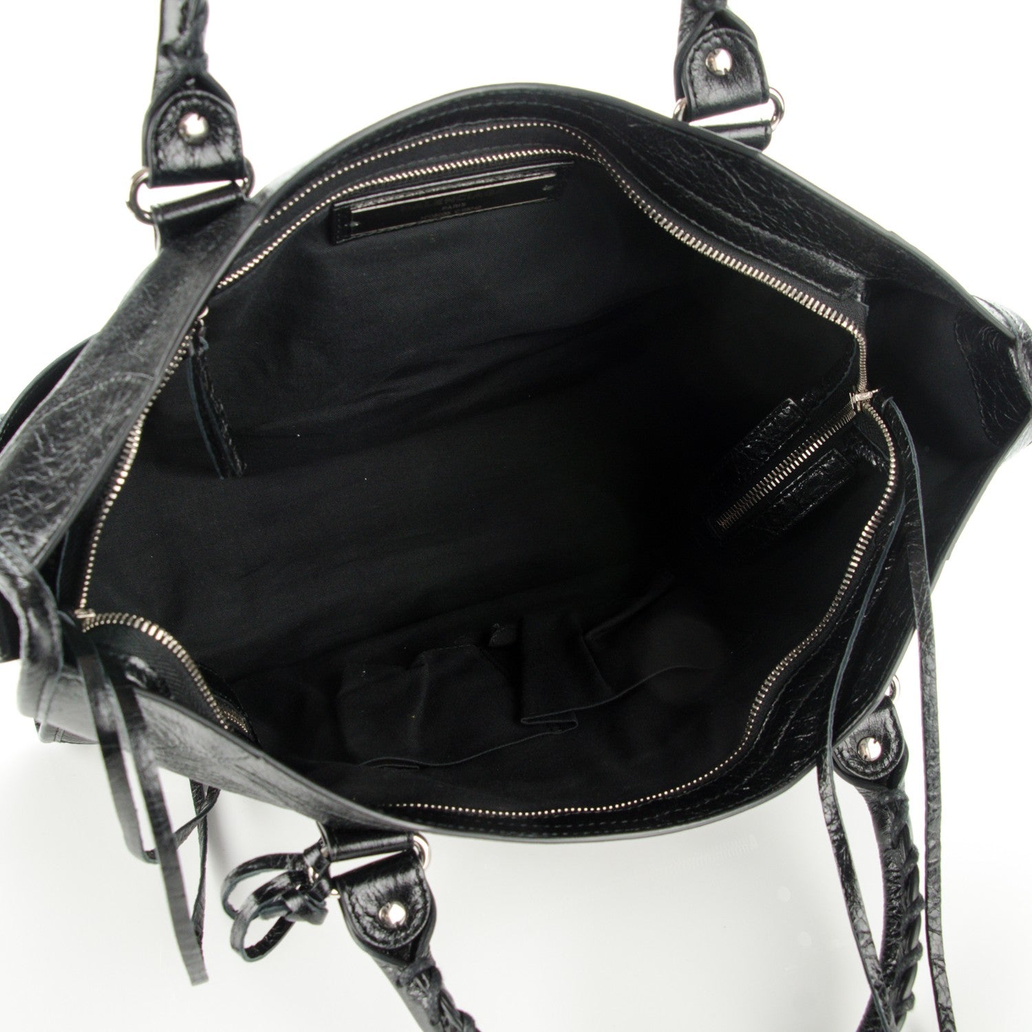 Balenciaga Agneau Classic Silver Hardware City Black 5 of 7