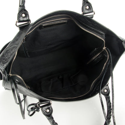 Balenciaga Agneau Classic Silver Hardware City Black 5 of 7