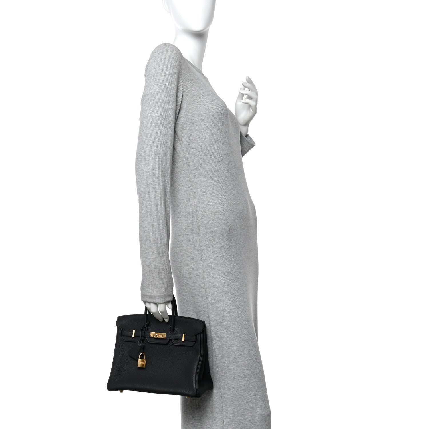 Hermes Togo Birkin 25 Black 2 of 16