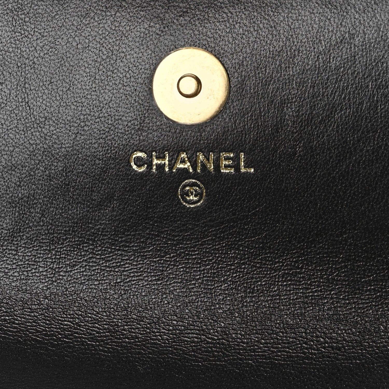 Chanel Lambskin Quilted Dynasty Flap Phone Holder With Chain Black 6 of 13