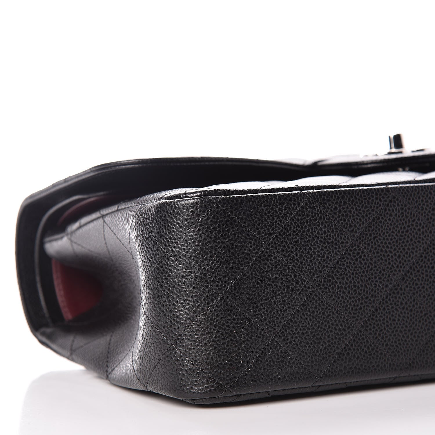 Chanel Caviar Quilted Jumbo Double Flap Black 6 of 9