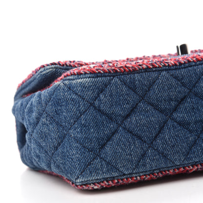 Chanel Denim Braided Mini Rectangular Flap Bag Blue 6 of 10