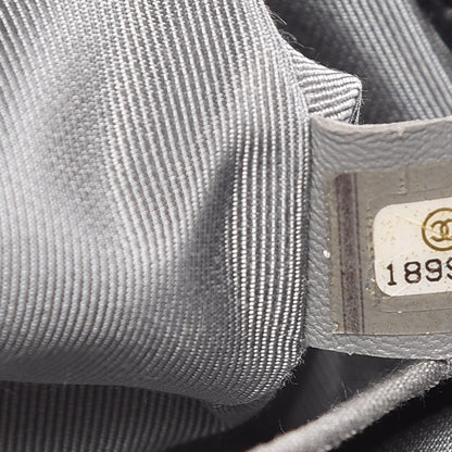 Chanel Calfskin Double Stitch Medium Boy Flap Black 7 of 14
