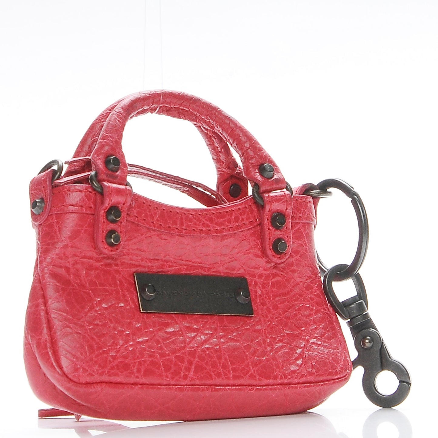 Agneau Mini First Bag Charm Rose Thulian