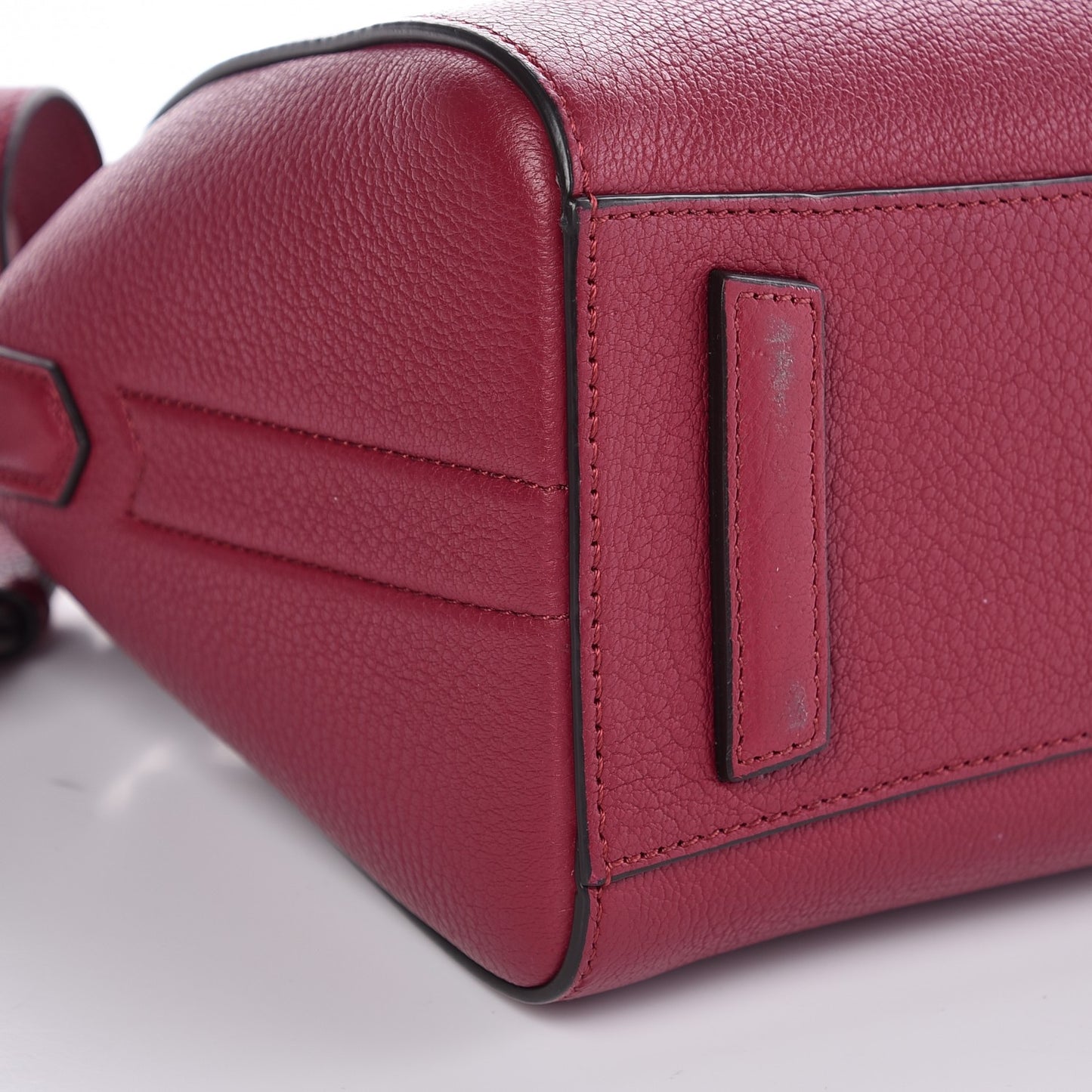 Sugar Goatskin Mini Antigona Fig Pink