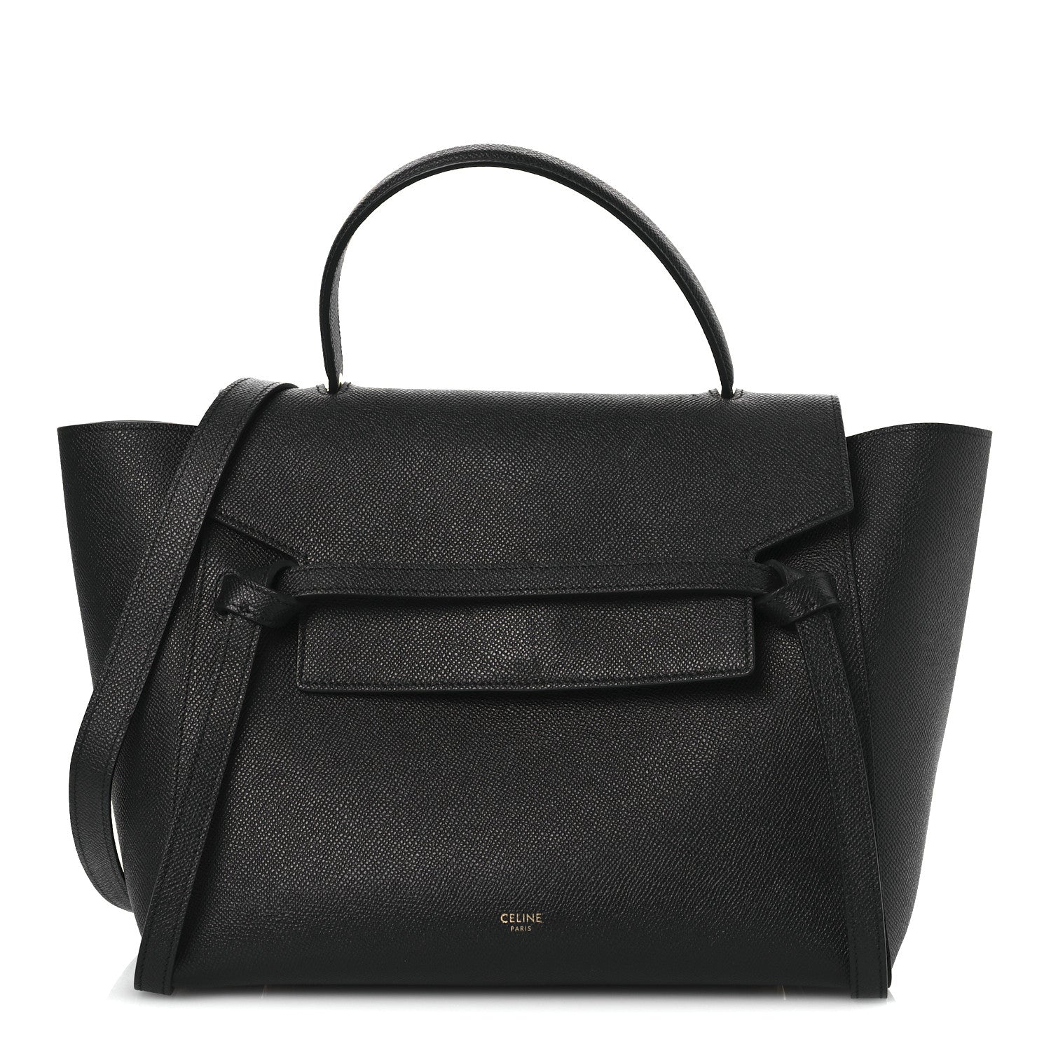 Celine Grained Calfskin Mini Belt Bag Black 1 of 12