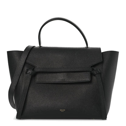 Celine Grained Calfskin Mini Belt Bag Black 1 of 12