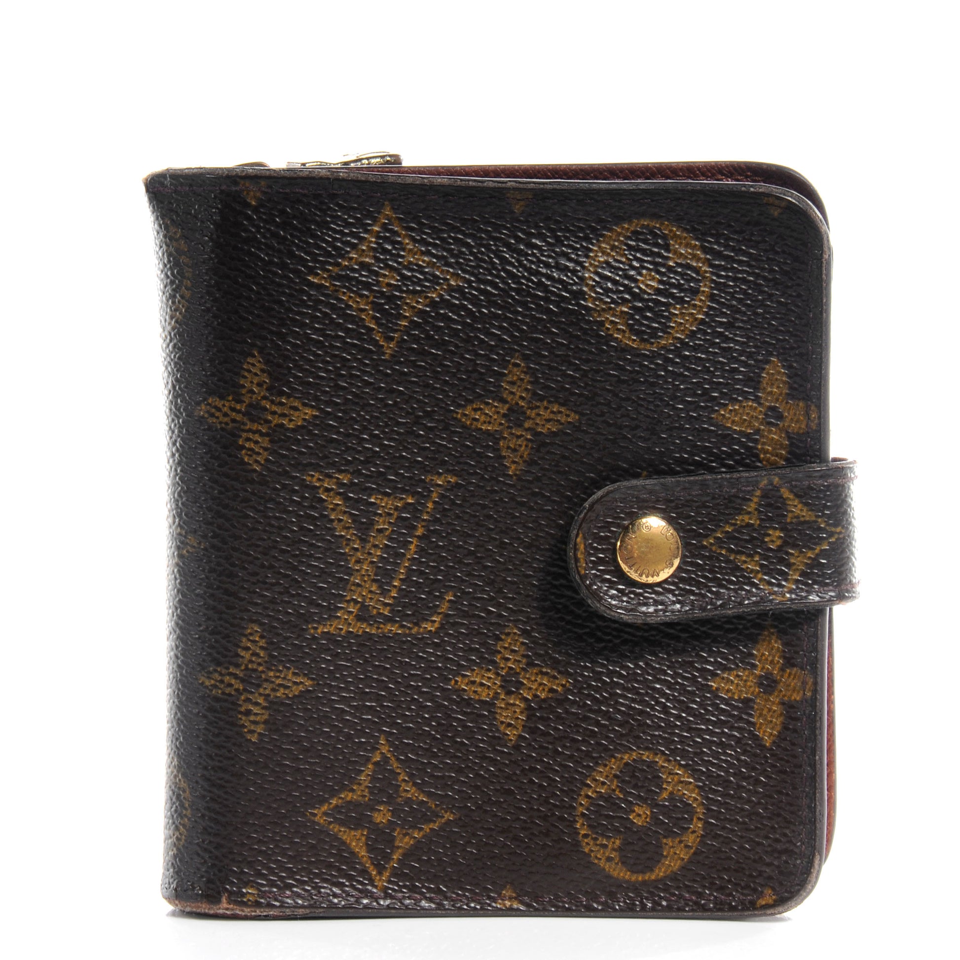 Louis Vuitton Monogram Compact Zippe Zipped Wallet 1 of 10