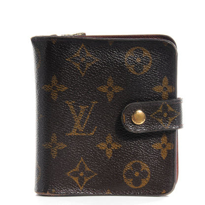 Louis Vuitton Monogram Compact Zippe Zipped Wallet 1 of 10