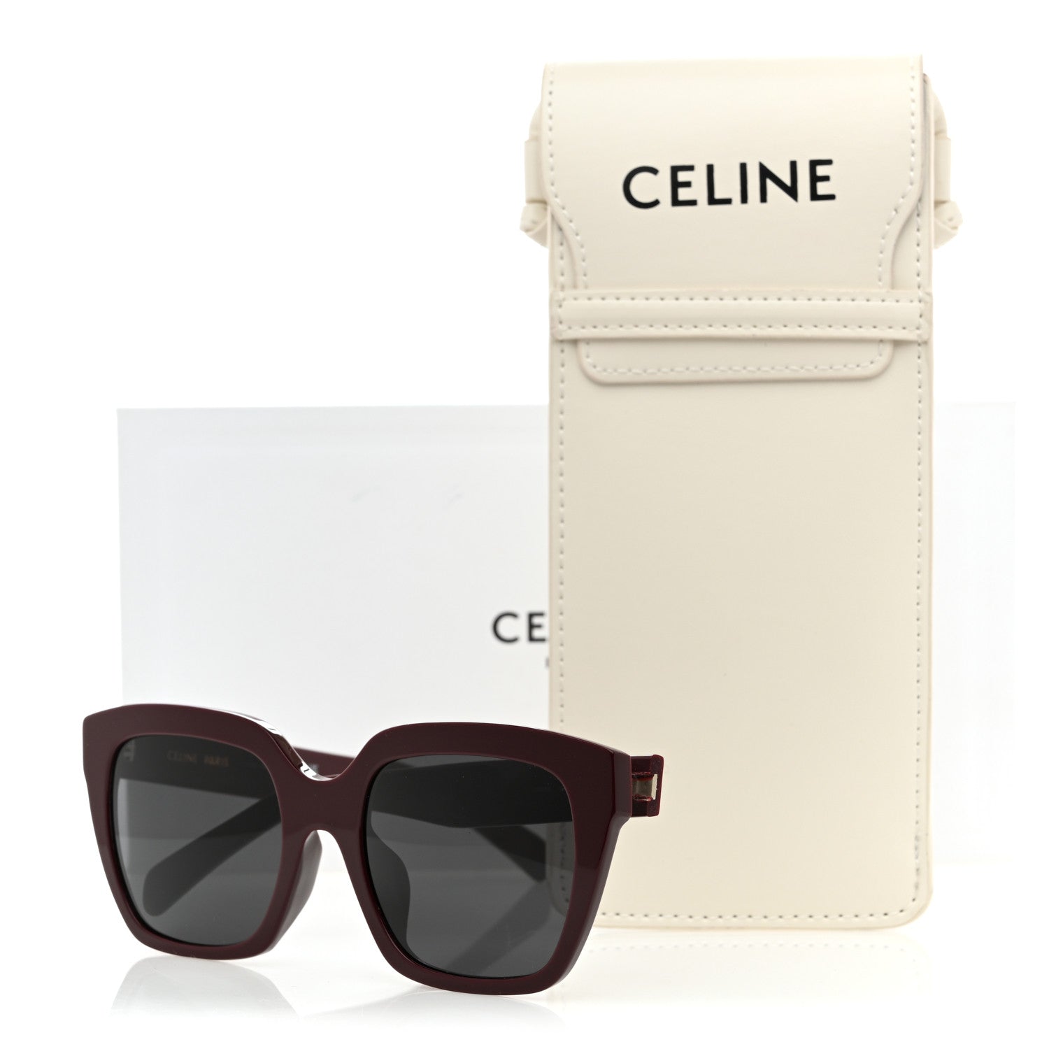 Celine Sunglasses CL 40198F Burgundy 7 of 7
