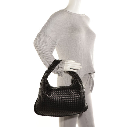 Bottega Veneta Nappa Intrecciato Medium Veneta Hobo Black 2 of 8