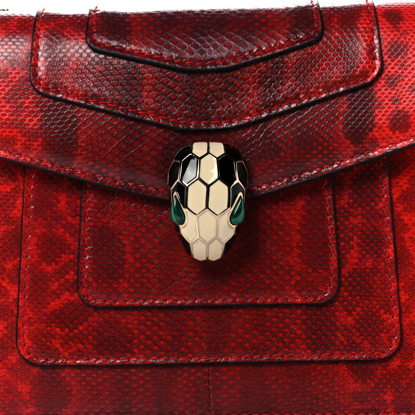 Karung Serpenti Forever Crossbody Red