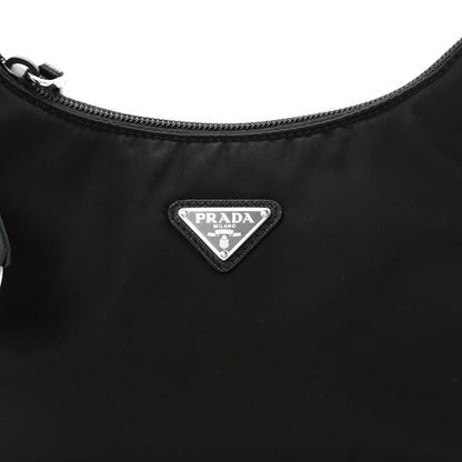 Prada Tessuto Nylon Mini Re-Edition 2000 Bag Black 9 of 11