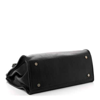 Telfar Pebbled Calfskin Medium Carry Bag Black 4 of 10