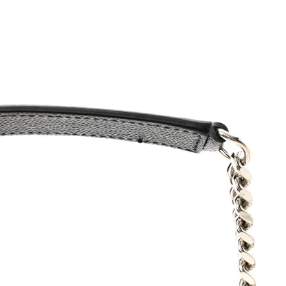 Saint Laurent Grain De Poudre Textured Mixed Matelasse Large Triquilt Monogram Satchel Black 13 of 13