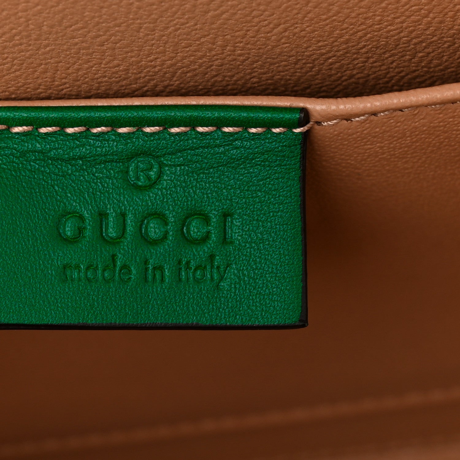 Gucci Mousse Top Patent Small Sylvie 1969 Top Handle Bag Emerald 6 of 10