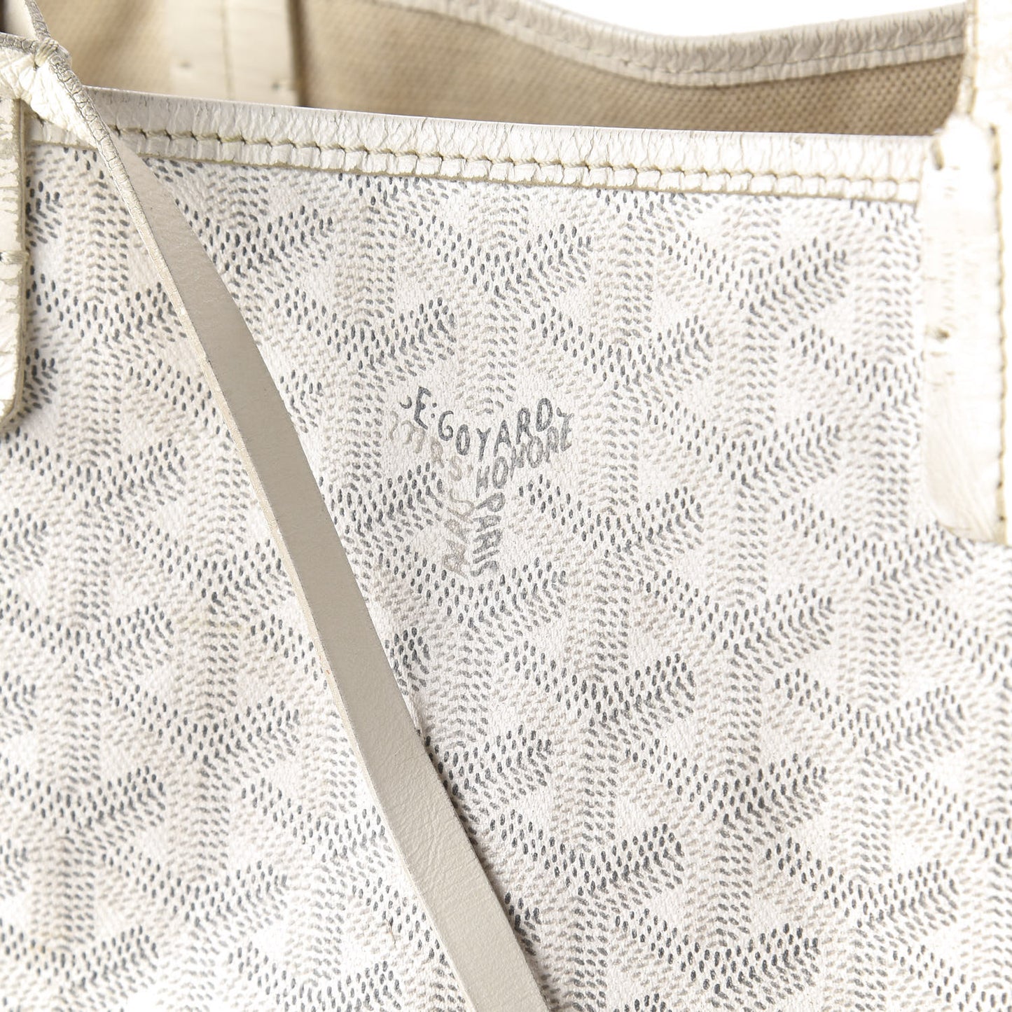 Goyardine Saint Louis PM White