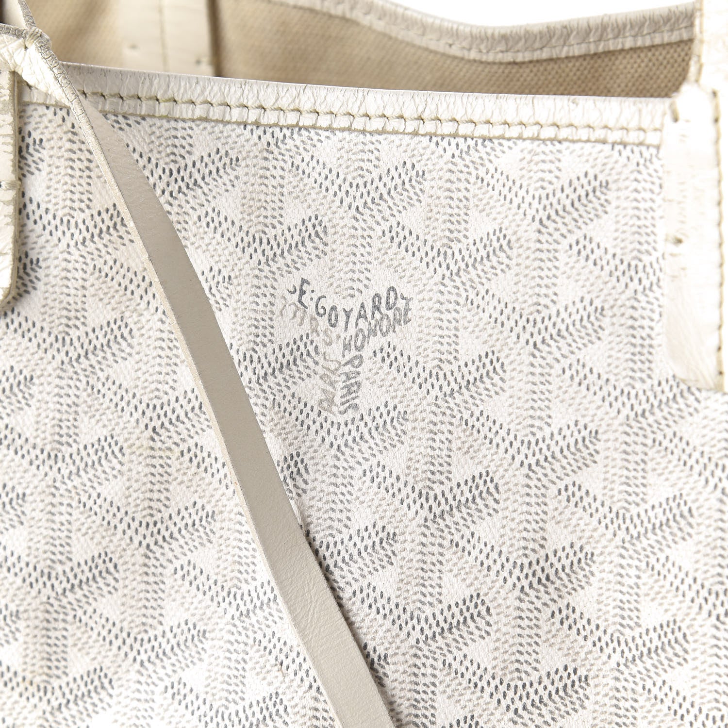 Goyard Goyardine Saint Louis PM White 8 of 10