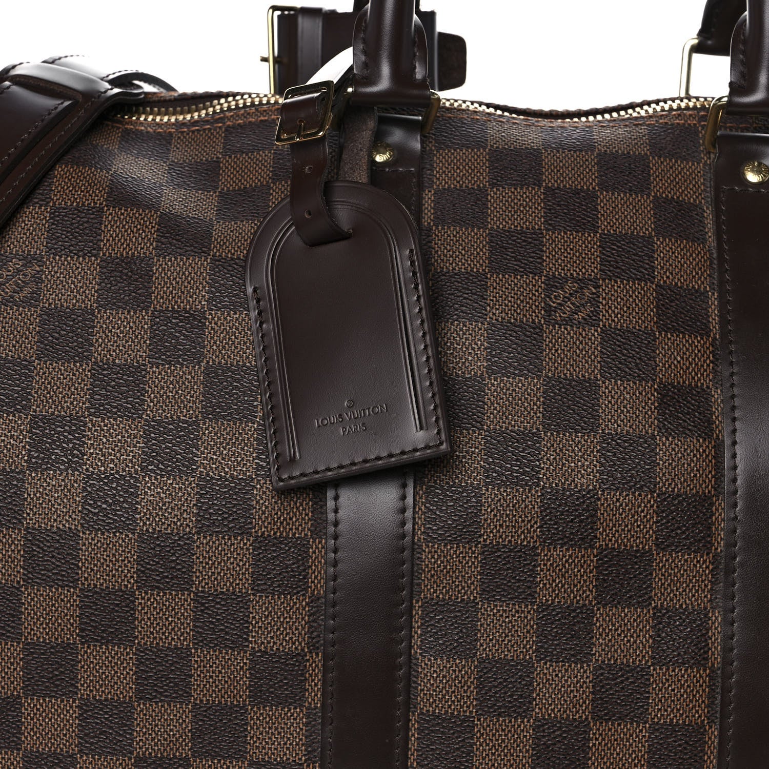 Louis Vuitton Damier Ebene Keepall Bandouliere 45 9 of 13