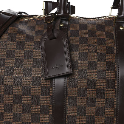 Louis Vuitton Damier Ebene Keepall Bandouliere 45 9 of 13