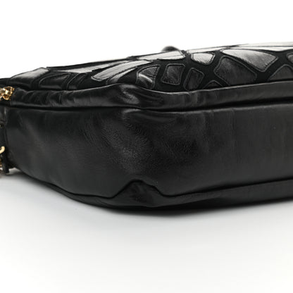 Chanel Lambskin Jersey Scales Camera Case Black 9 of 13