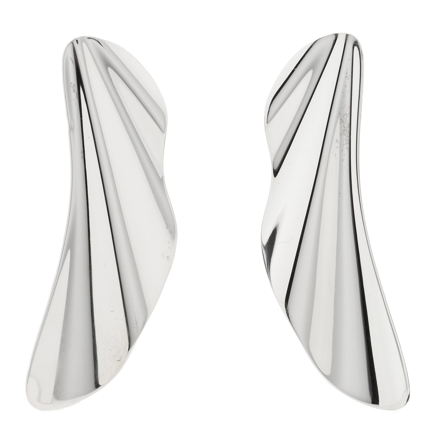 Sterling Silver Small High Tide Earrings